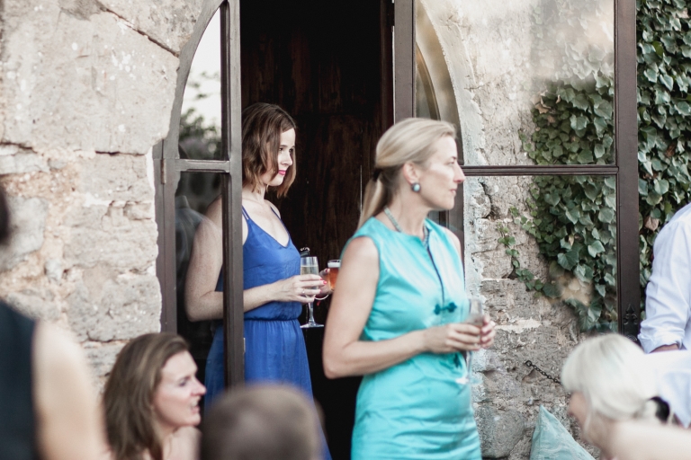 guest having fun during the reception