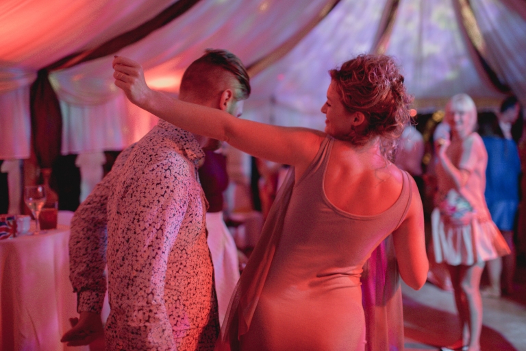 people dancing during the party