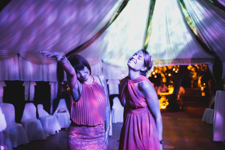 people dancing during the party