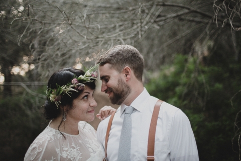 intimate wedding in the beach