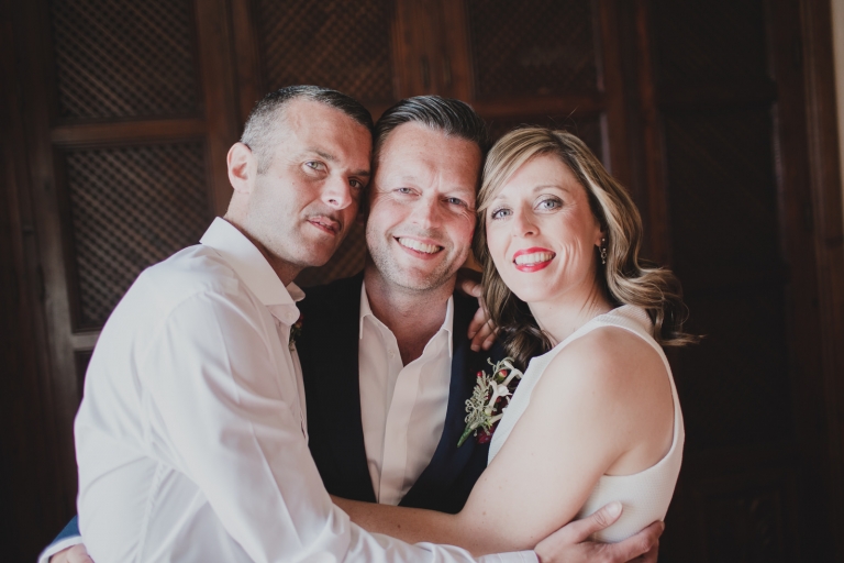 portrait with the family