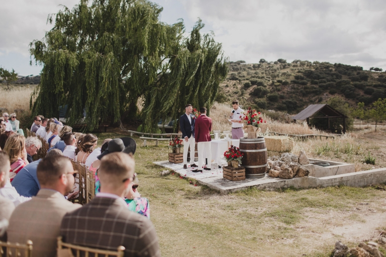 wedding ceremony in spain