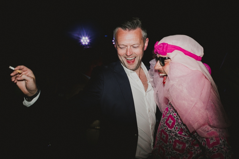 people dancing during the party