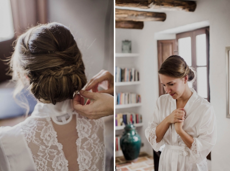 bride getting ready photo