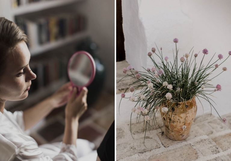 bride getting ready photo