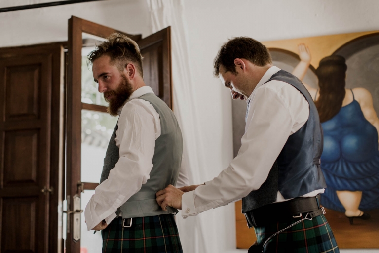 groom getting ready photo