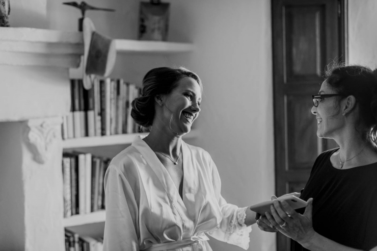 bride getting ready shot
