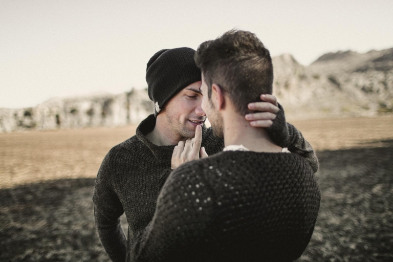 same-sex couple portrait 