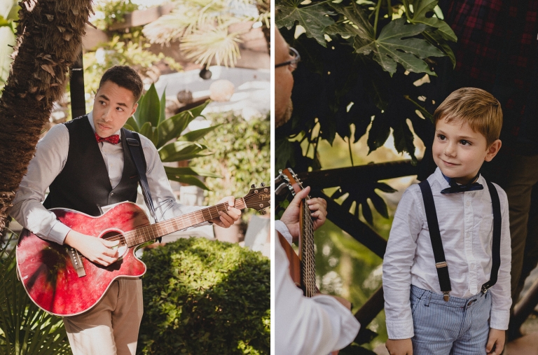 Wedding ceremony picture at puente romano