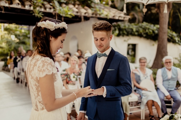 exchange of wedding rings