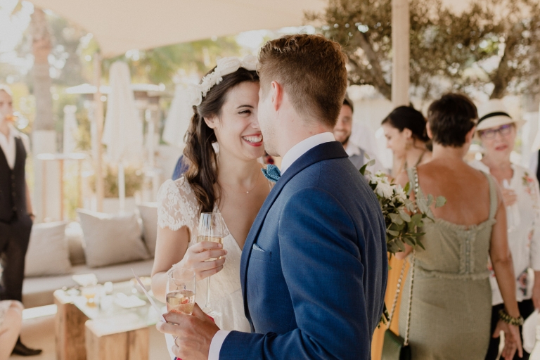 the wedding reception 