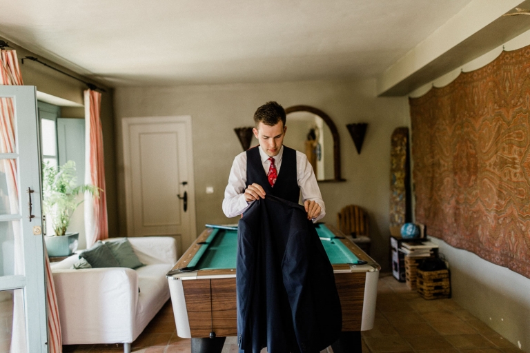 bride getting ready shot