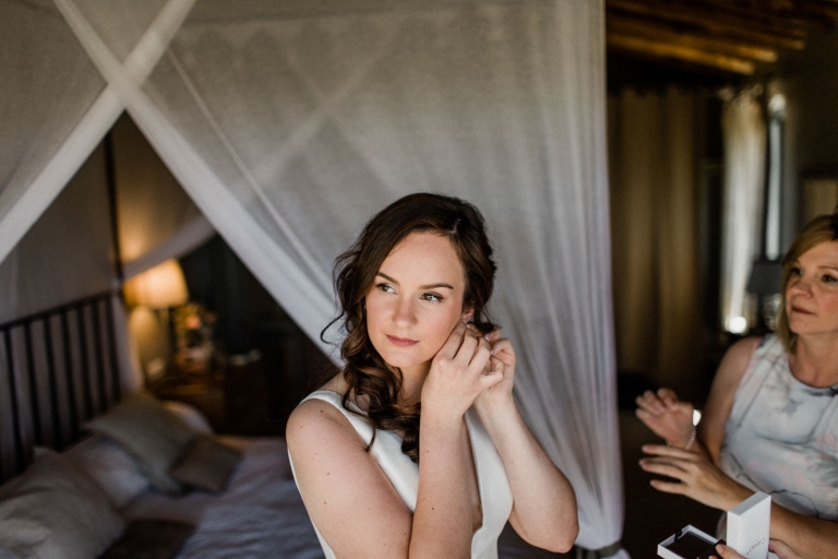 bride getting ready photo