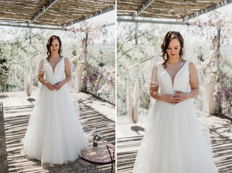 bride getting ready wedding photo