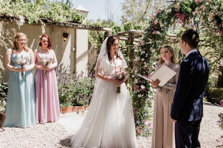 wedding ceremony photo at la alcantarilla