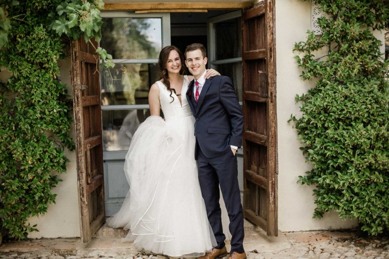 wedding couple portrait