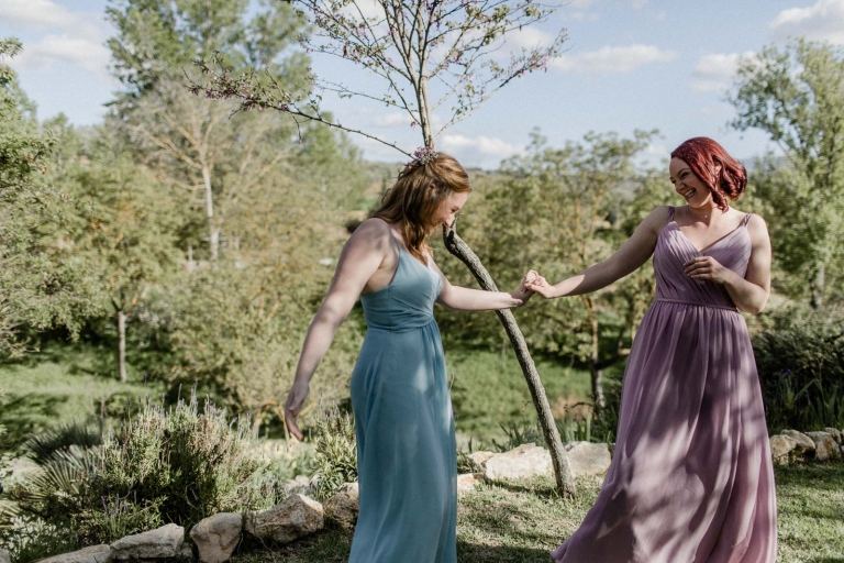 guests dancing at wedding party