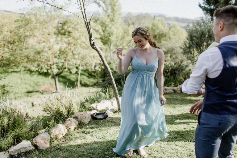 guests dancing at wedding reception