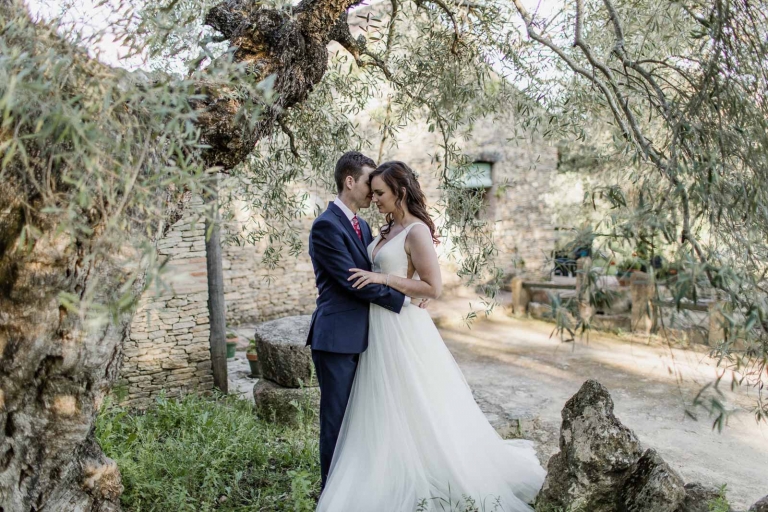 bride and groom photo session