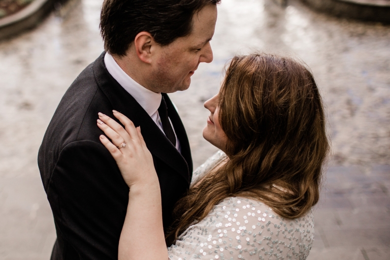 couple photo before the ceremony