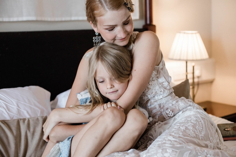 bride getting ready photo