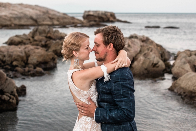 ceremony wedding photo on the beach