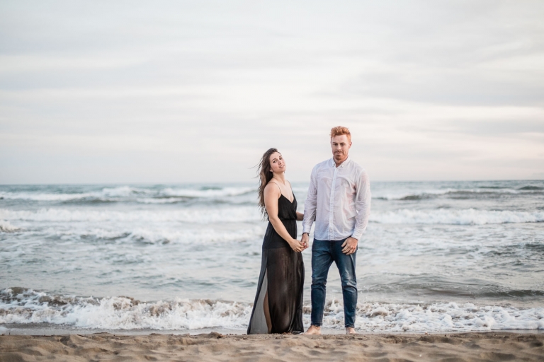 photo of couple holding hands